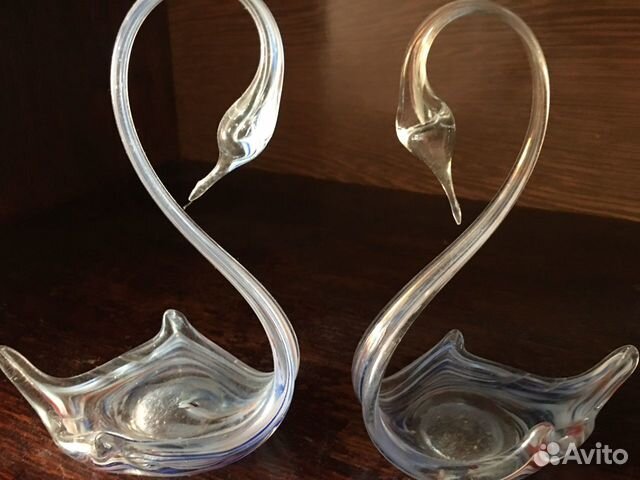 Лебедь (цветной хрусталь) СССР