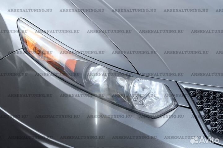 Накладки на фары (длинные) Honda Accord 8