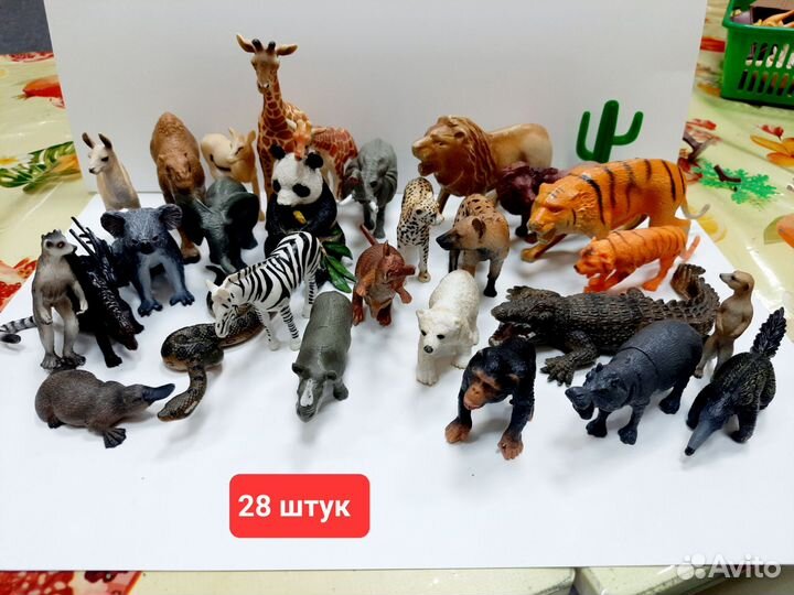 Фигурки животных пакетом