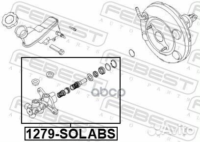 Цилиндр тормозной главный KIA RIO 2011-2017 127