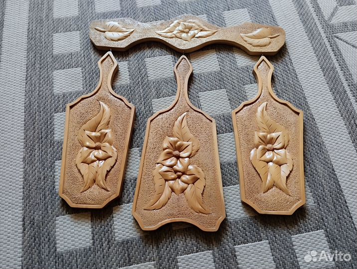 Набор разделочных досок из дерева ручная работа