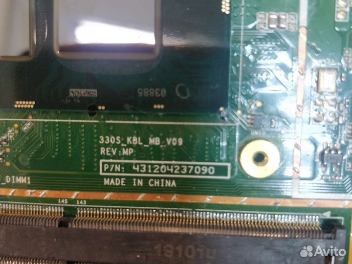 Материнская плата ноутбука lenovo 330s