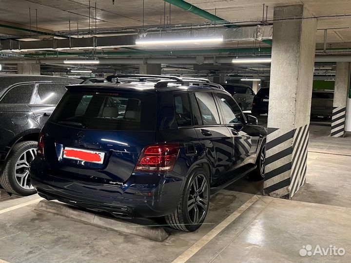 Задний бампер Мерседес GLK X204