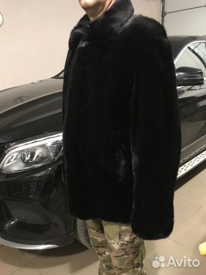 Шуба мужская из меха норки