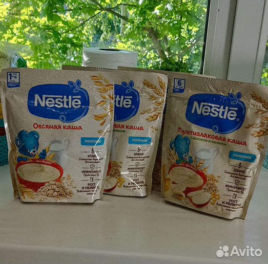Детские каши молочные
