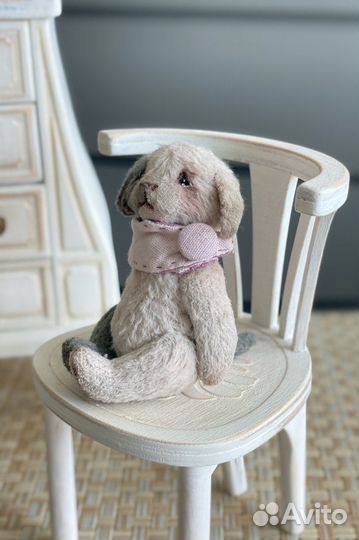 Коллекционная игрушка в стиле тедди ручная работа