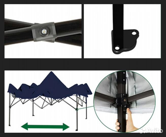 Шатер, тент - 3*3 метра (указана реальная цена)