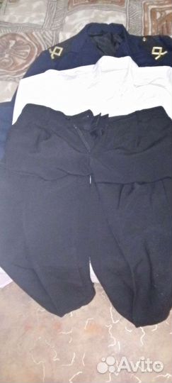 Офисная военная форма синяя