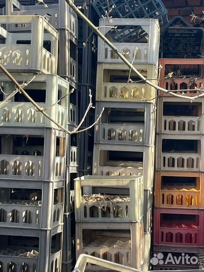 Пластиковые ящики б/у