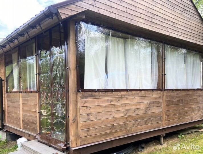 Мягкие окна монтаж замер доставка