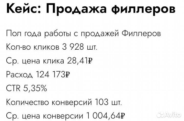 Интернет маркетолог Яндекс Директ авито