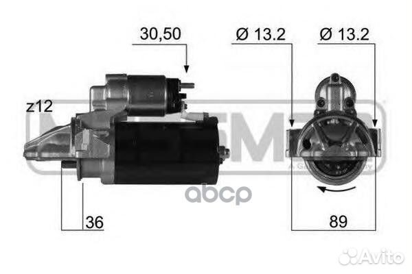 Стартер ford transit peugeot boxer 06- 220353