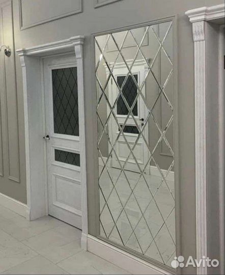 Зеркальное панно/ ромбики