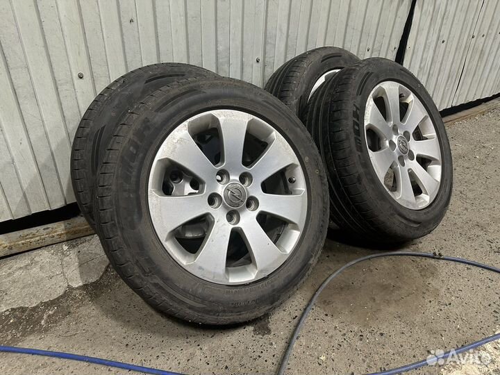 Колёса Opel R17 с новой резиной