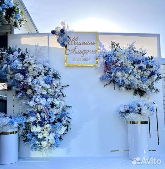 Аренда фотозон арка на ворота оформление двора