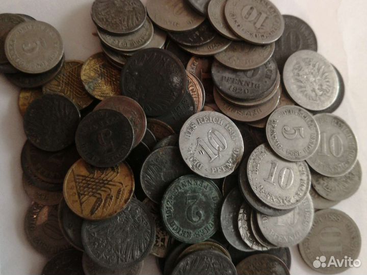 Монеты Германия 1860-1940год