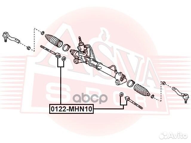 0122-MHN10 asva тяга рулевая 0122-MHN10 asva