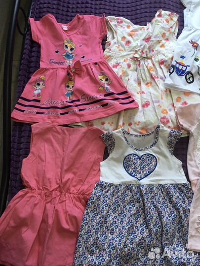 Платье для девочки пакетом 1,5-2 года