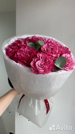 Букет из кудрявых роз