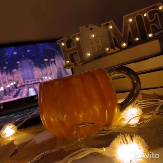 Кружка керамическая ручной работы