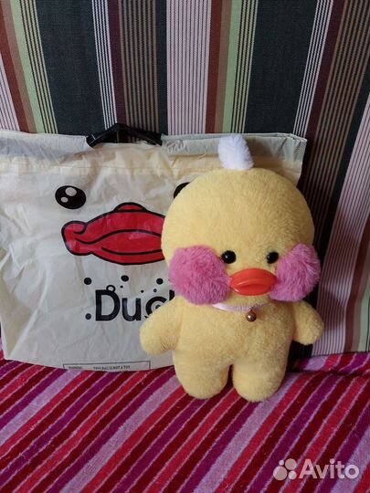 Мягкая игрушка уточка lalafanfan