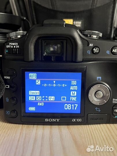Фотоаппарат sony alpha 100 + объективы