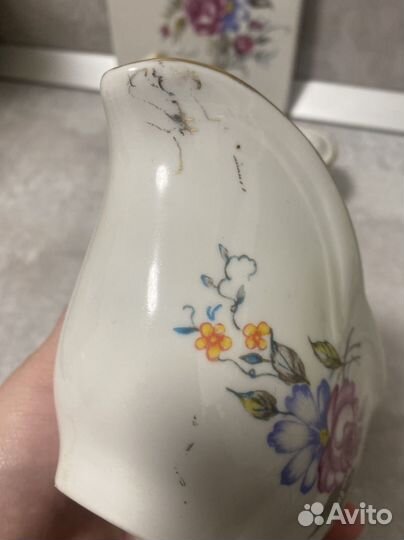 Набор посуды СССР (сырная тарелка) Дулево