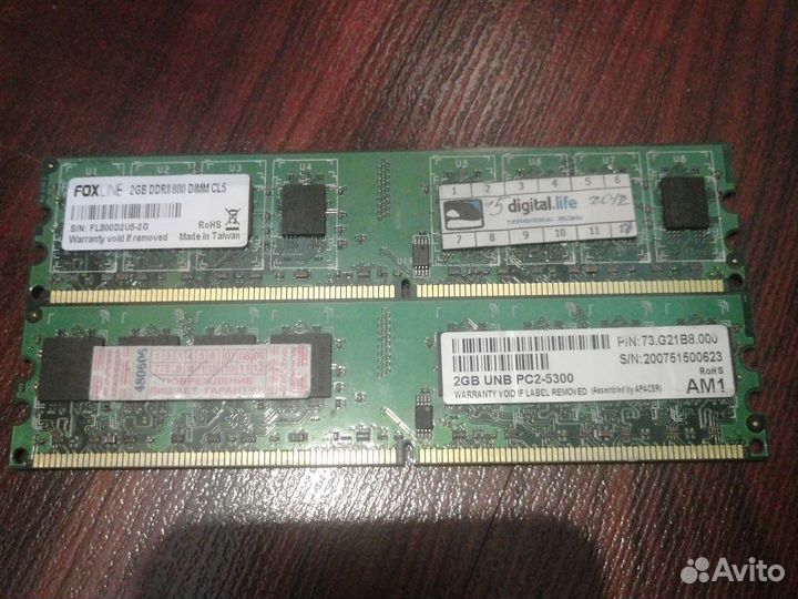 Оперативная память ддр2 2gb