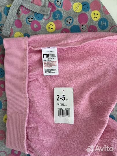 Mothercare 92 штаны/джоггеры 2 шт, набор новый