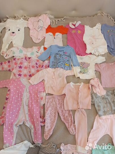 Огромный пакет брендовой одежды на девочку