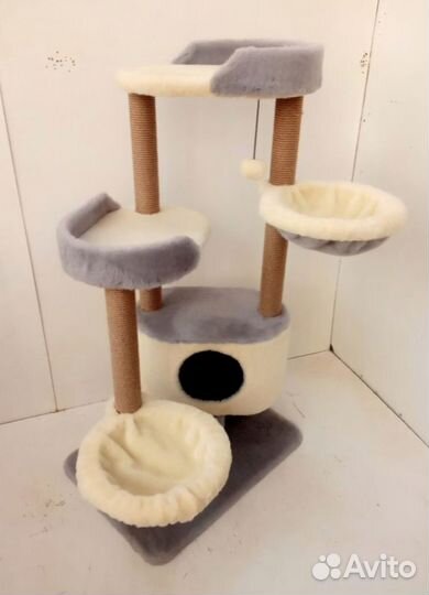 Супер когтеточка с домиком высота 126 см.(1010)