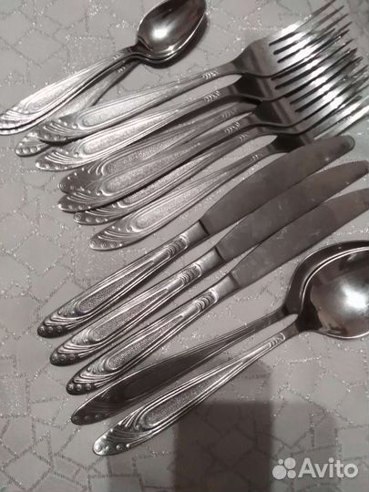 Наборы, вилки, ложки, ножи, СССР нержавейка