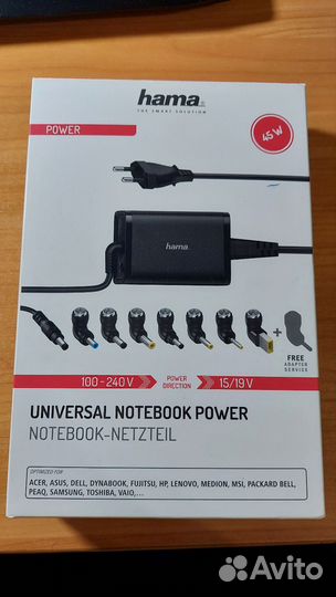 Адаптер питания для ноутбука 3А, 45Вт