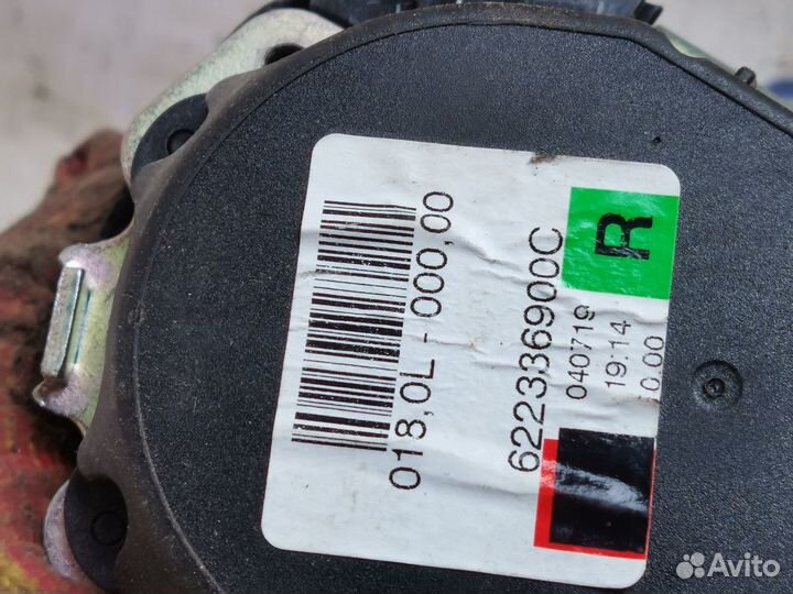 Ремень безопасности задний LADA Largus