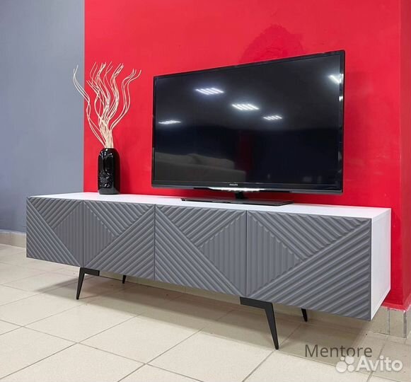 Тумба тв Bravo / графит / 180х40х30 см