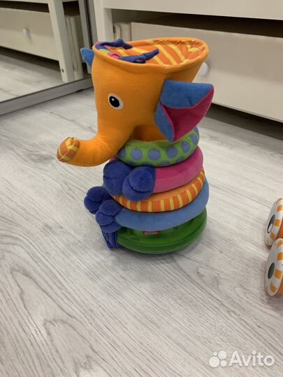 Игрушка fisher price щенок+пакет игрушек