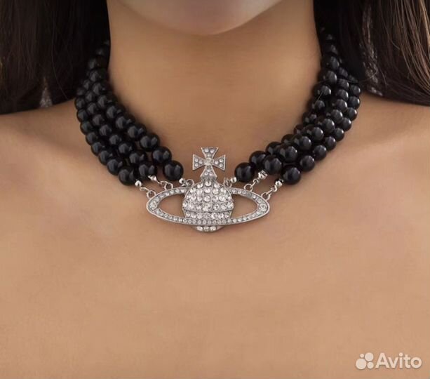 Чокер жемчужный