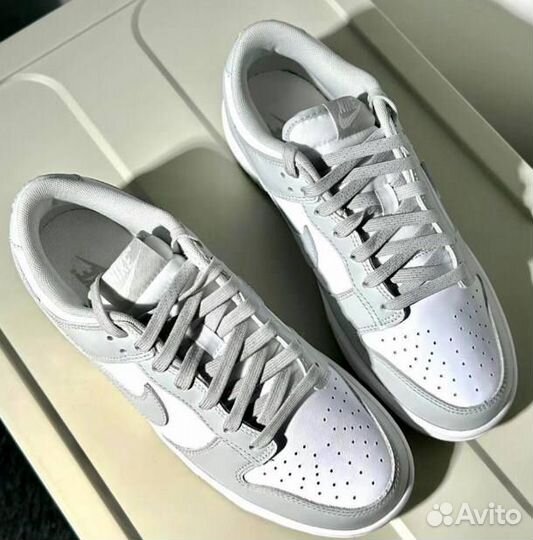 Кроссовки Nike dunk low grey fog 36-45