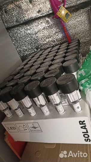 Светильник уличный садовый на солнечных батареях