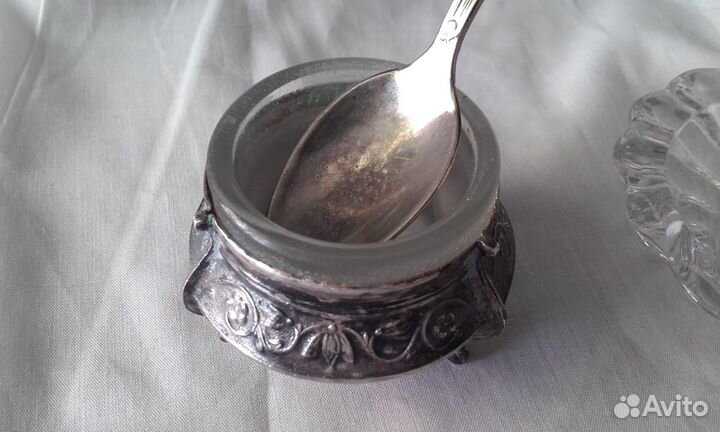 Солонка мельхиор СССР