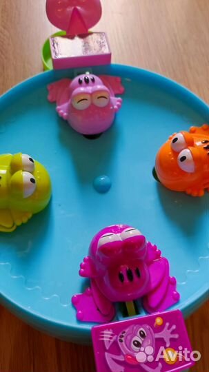 Настольная игра для малышей -голодные лягушки