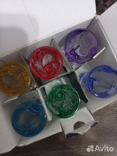 Стаканы стопки богемия квадро