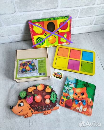 Развивающие игры новые, пазлы, игрушки пакетом