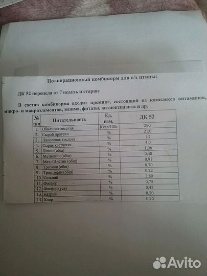 Комбикорма