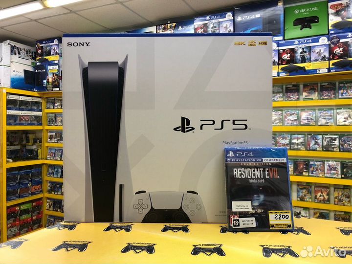 Новая Ps5 3 ревизия + Resident Evil 7 Gold Edition