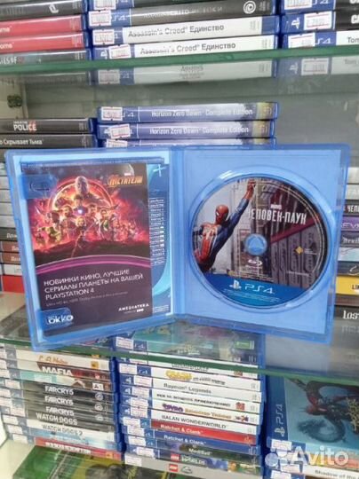 Spider man диск ps4