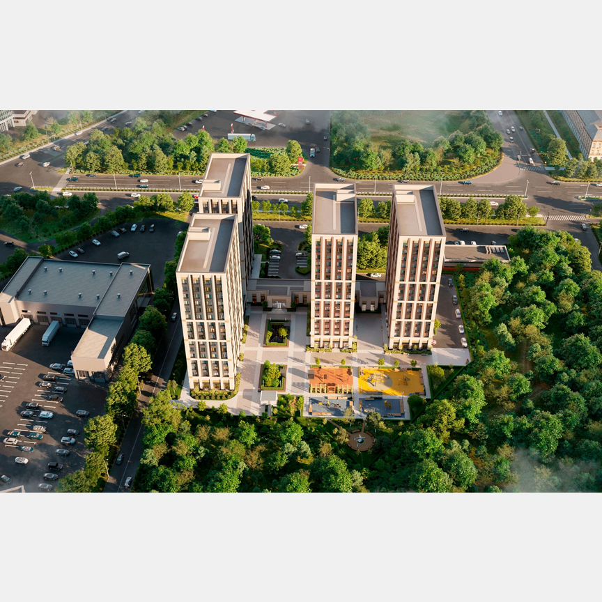 1-к. апартаменты, 30,4 м², 5/16 эт.