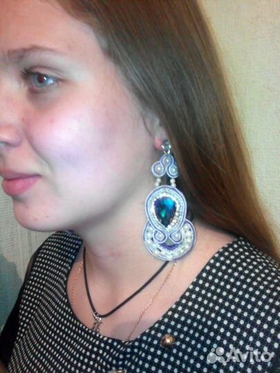 Серьги ручной работы