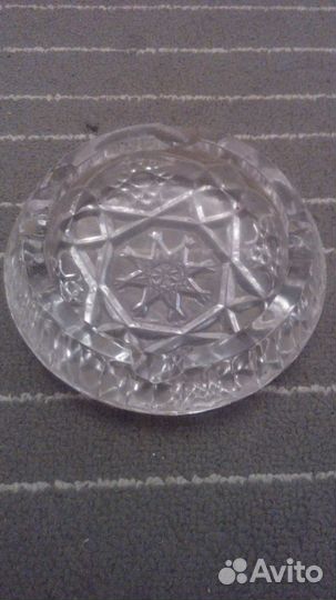 Пепельница хрусталь