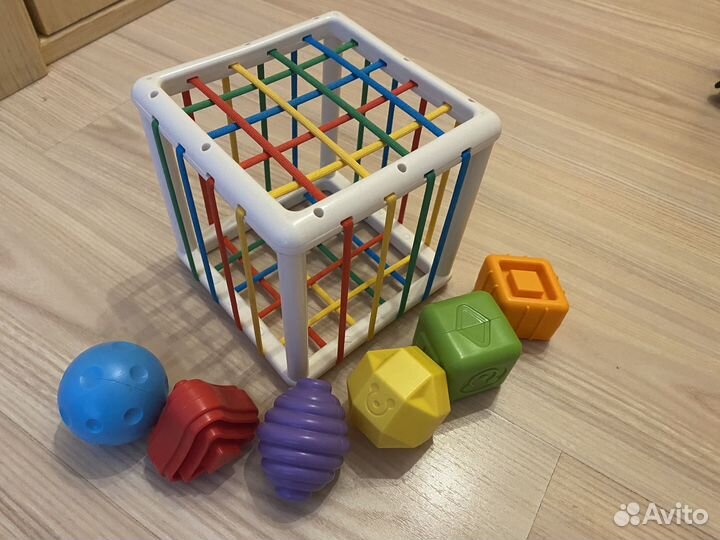 Развивающие игрушки Утка Сортер куб Пирамидка